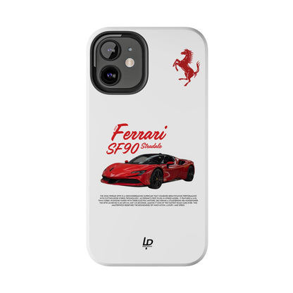 Ferrari SF90 Stradale "White" iPhone Case