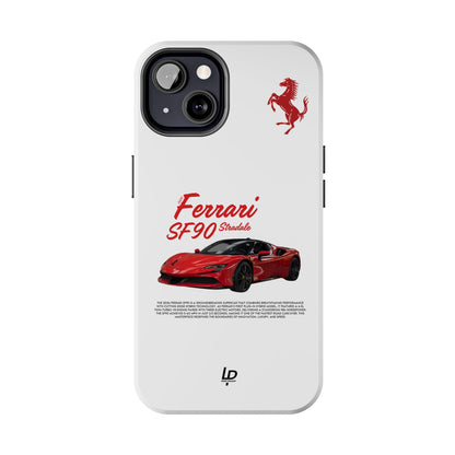 Ferrari SF90 Stradale "White" iPhone Case