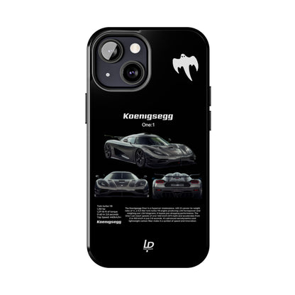 Koenigsegg One:1 "Black" iPhone Case