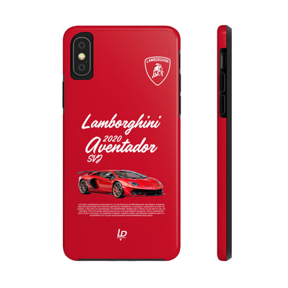 Lamborghini Aventador SVJ “Red" iPhone Case