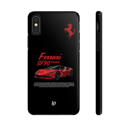 Ferrari SF90 Stradale "Black" iPhone Case