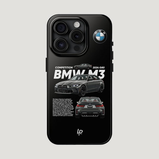 Bmw M3 Competition "Black" iPhone Case