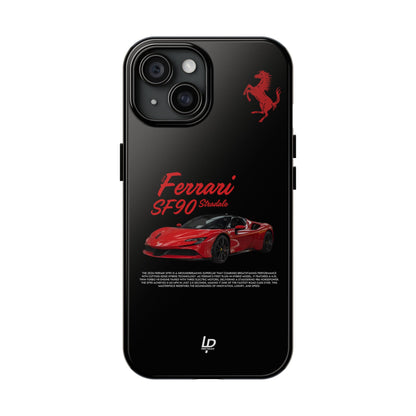 Ferrari SF90 Stradale "Black" iPhone Case