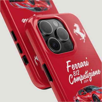 Ferrari 812 Competizione “Red" iPhone Case