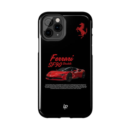 Ferrari SF90 Stradale "Black" iPhone Case