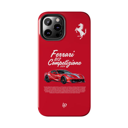 Ferrari 812 Competizione “Red" iPhone Case