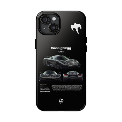 Koenigsegg One:1 "Black" iPhone Case