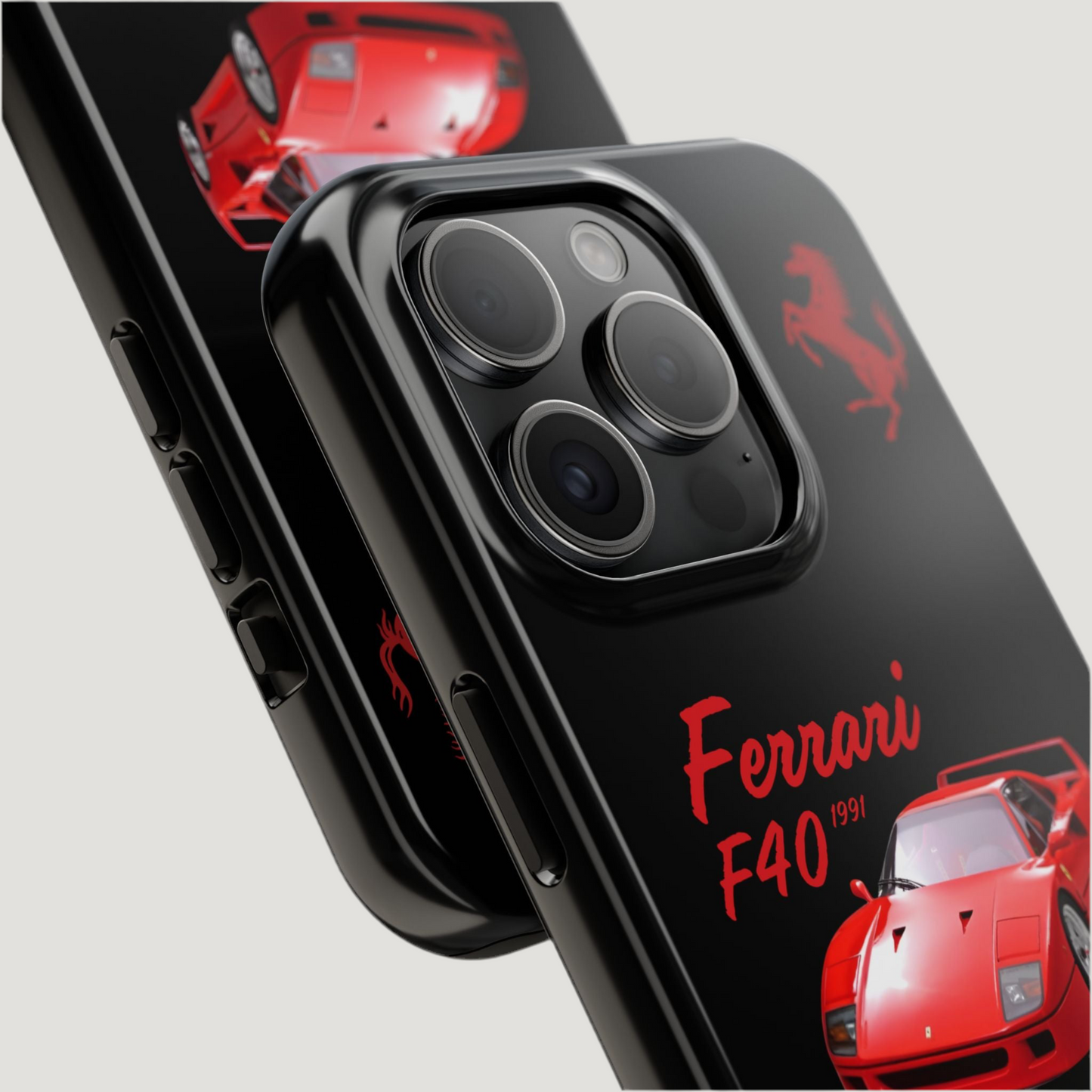 Ferrari F40 "Black" iPhone Case