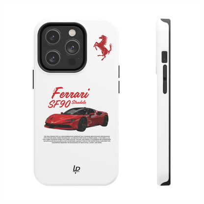 Ferrari SF90 Stradale "White" iPhone Case