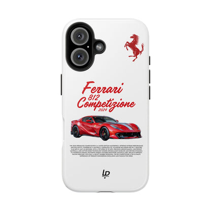 Ferrari 812 Competizione "White" iPhone Case