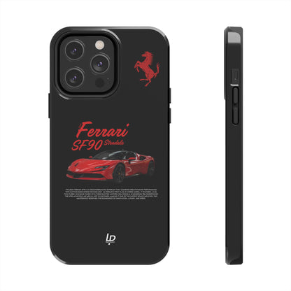 Ferrari SF90 Stradale "Black" iPhone Case