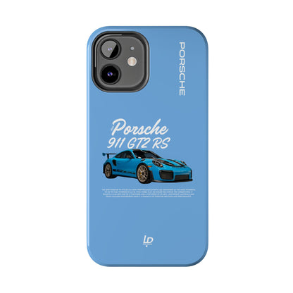 Porsche 911 GT2 RS "Light Blue" iPhone Case