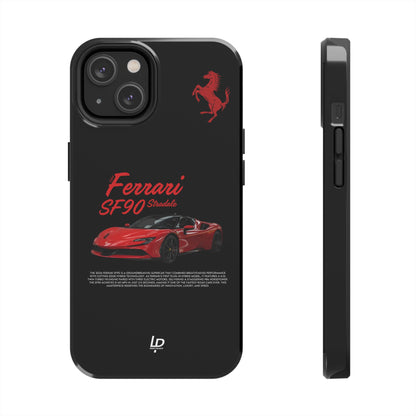 Ferrari SF90 Stradale "Black" iPhone Case