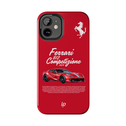 Ferrari 812 Competizione “Red" iPhone Case