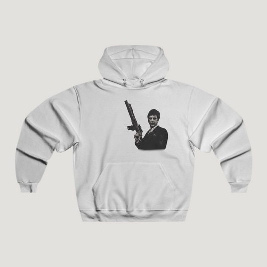 Tony Montana Machine Gun Hoodie