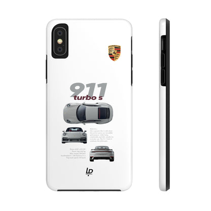 Porsche 911 turbo s "White" iPhone Case