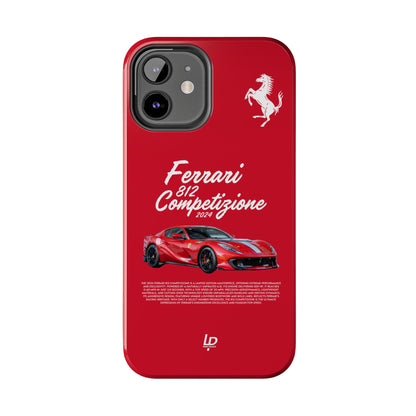 Ferrari 812 Competizione “Red" iPhone Case