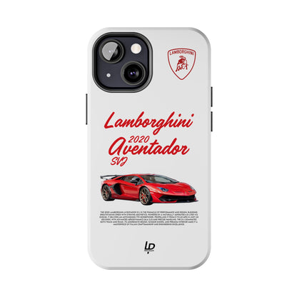 Lamborghini Aventador SVJ "White" iPhone Case