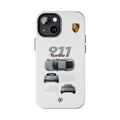 Porsche 911 turbo s "White" iPhone Case