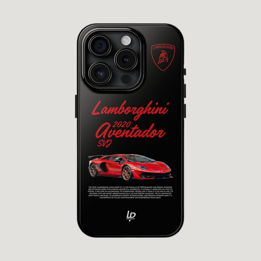 Lamborghini Aventador SVJ "Black" iPhone Case