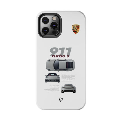 Porsche 911 turbo s "White" iPhone Case