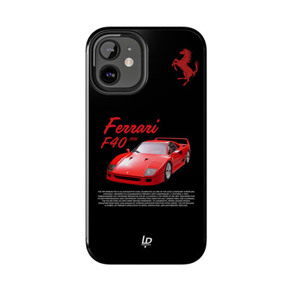 Ferrari F40 "Black" iPhone Case