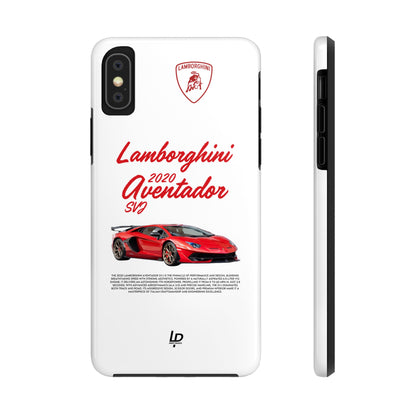 Lamborghini Aventador SVJ "White" iPhone Case