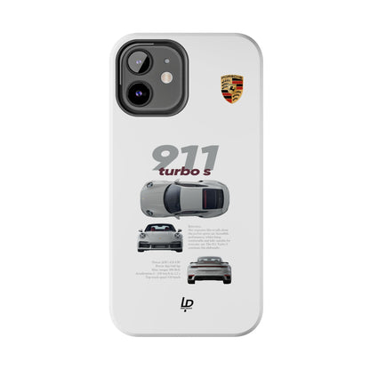 Porsche 911 turbo s "White" iPhone Case