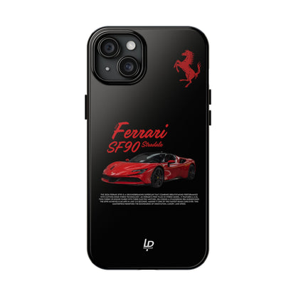 Ferrari SF90 Stradale "Black" iPhone Case