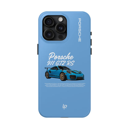 Porsche 911 GT2 RS "Light Blue" iPhone Case