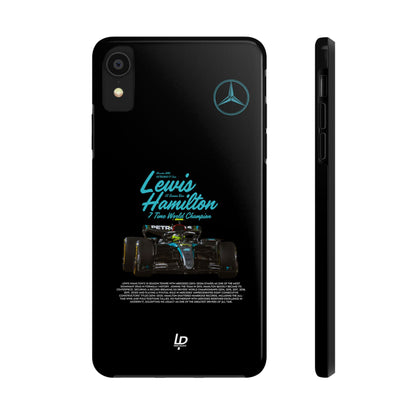 Lewis Hamilton Mercedes F1 "Black" iPhone Case