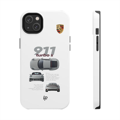 Porsche 911 turbo s "White" iPhone Case