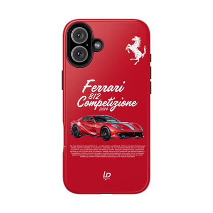 Ferrari 812 Competizione “Red" iPhone Case