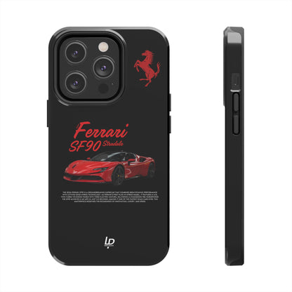 Ferrari SF90 Stradale "Black" iPhone Case