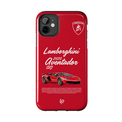 Lamborghini Aventador SVJ “Red" iPhone Case