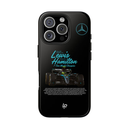 Lewis Hamilton Mercedes F1 "Black" iPhone Case