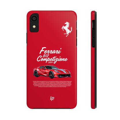 Ferrari 812 Competizione “Red" iPhone Case