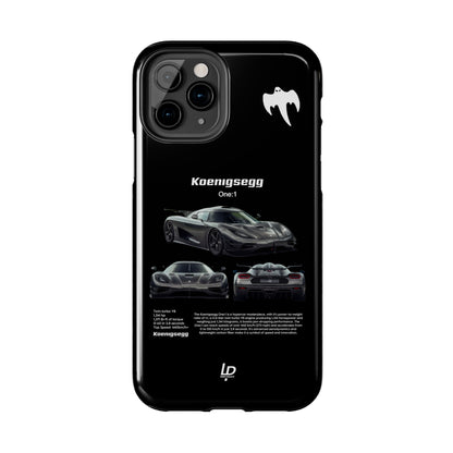 Koenigsegg One:1 "Black" iPhone Case