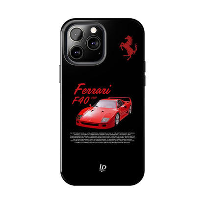 Ferrari F40 "Black" iPhone Case