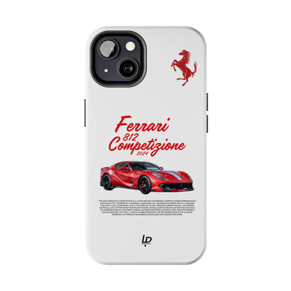 Ferrari 812 Competizione "White" iPhone Case