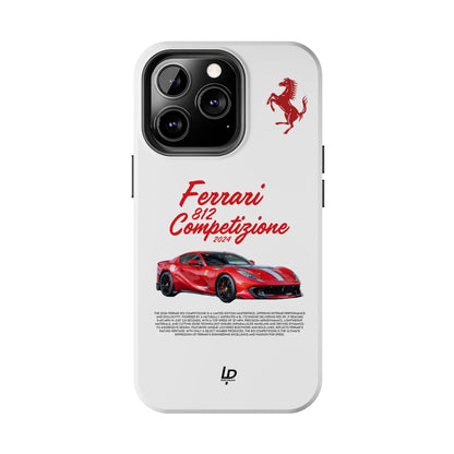 Ferrari 812 Competizione "White" iPhone Case