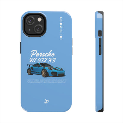 Porsche 911 GT2 RS "Light Blue" iPhone Case