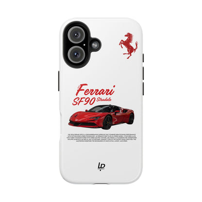 Ferrari SF90 Stradale "White" iPhone Case