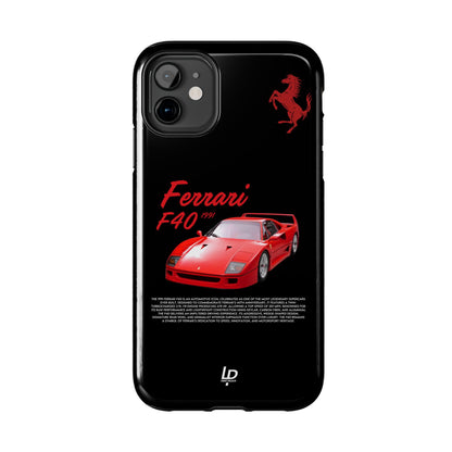 Ferrari F40 "Black" iPhone Case