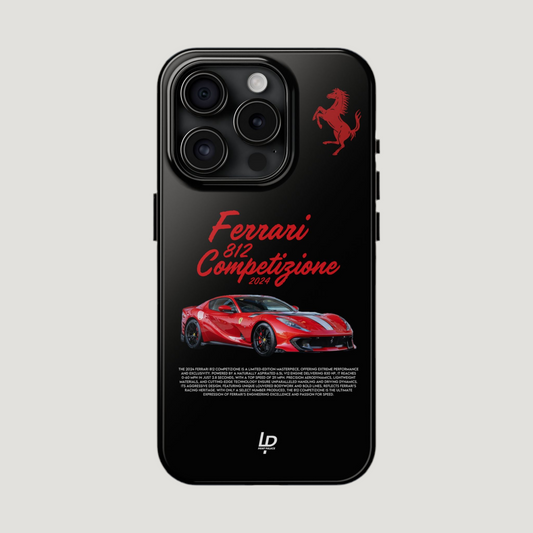 Ferrari 812 Competizione "Black" iPhone Case