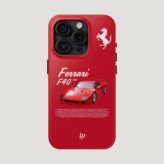 Ferrari F40 “Red" iPhone Case