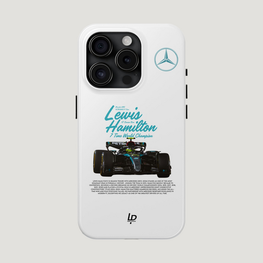 Lewis Hamilton Mercedes F1 "White" iPhone Case