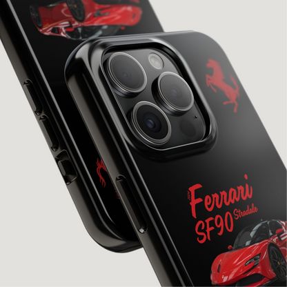 Ferrari SF90 Stradale "Black" iPhone Case