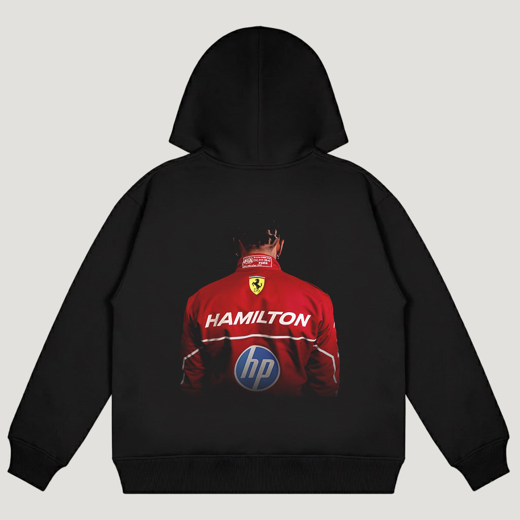 Lewis Hamilton: A Ferrari Driver Hoodie